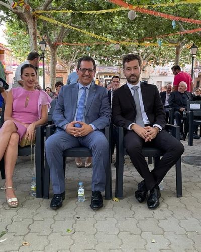 Alicia Martín, Javier Úbeda y José Rubén Torres en Quero 05082022