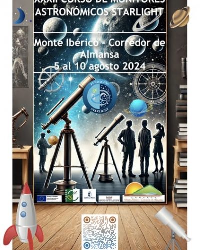 Cartel del Curso de Monitores astronómicos