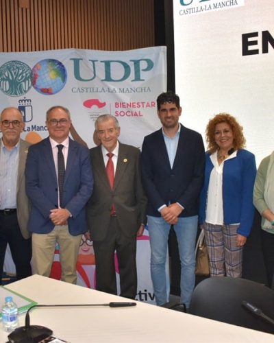 El diputado provincial durante clausura de la Asamblea de la UDP de Albacete 1