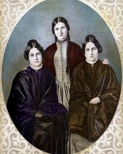 Unknown_Artist_-_THE_FOX_SISTERS_Margaretta_Kate_and_Leah_pioneer_spiritualists_(Fox_Sisters_from_-_(MeisterDrucke-1453128)
